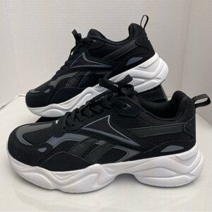 NEW Reebok Charge Athletic Running Sneakers Black Grey White Men’s Size 6